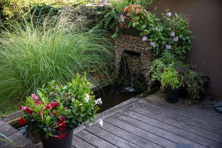 La Charrue à Sand, Hôtel Restaurant Alsace, Bas-Rhin, Jardin